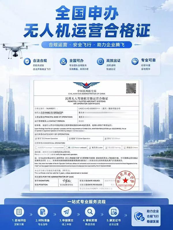 无人机运营合格证，全称为《民用无人驾驶航空器运营合格证》.jpg